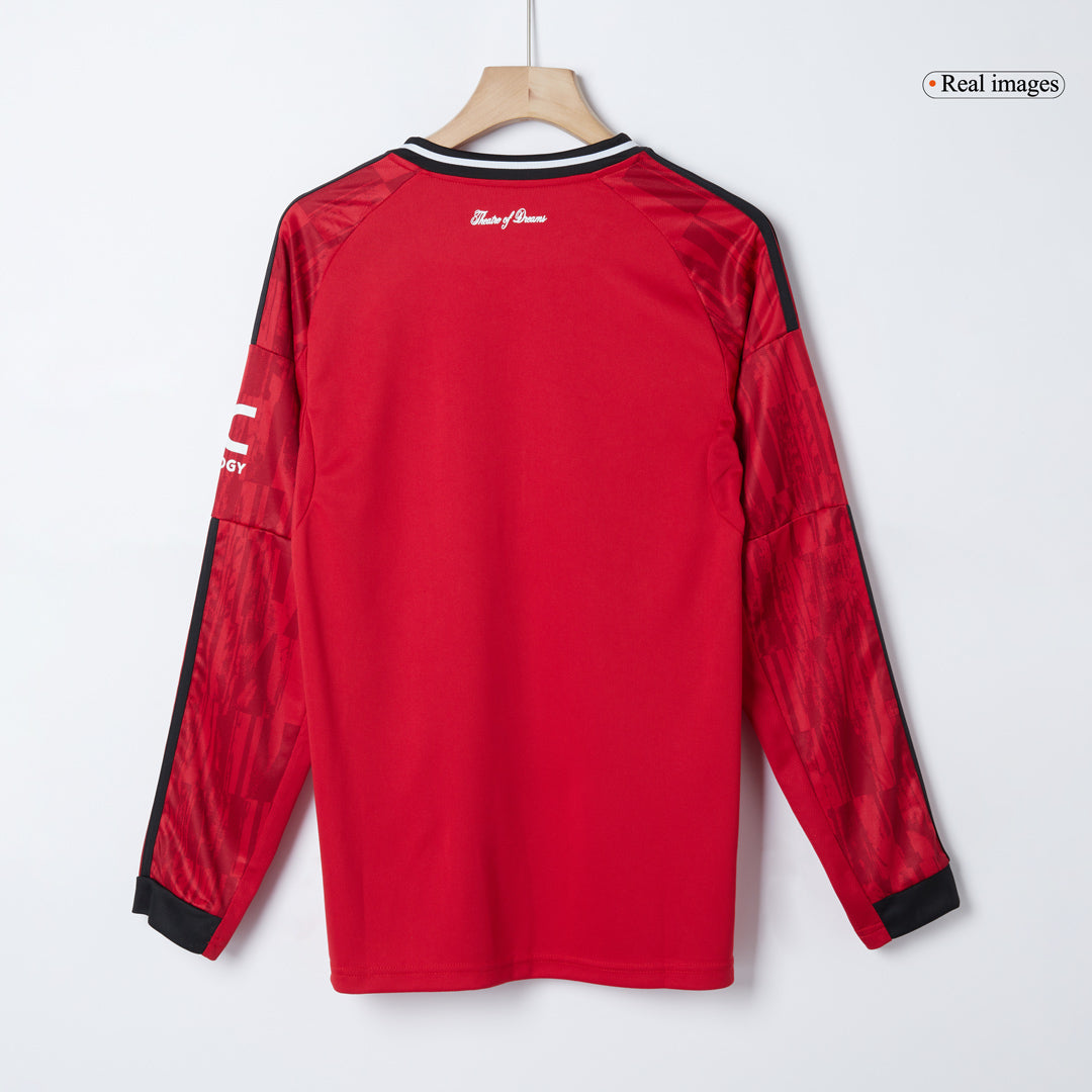 Manchester United Nogometni dres Domači 2025/26 Dolgi rokavi