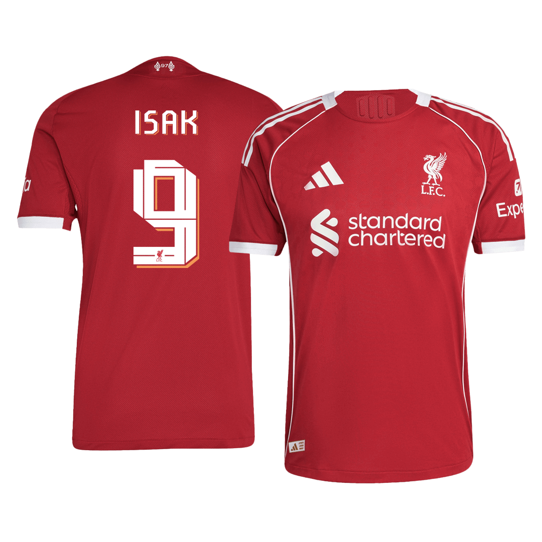 Liverpool Nogometni dres Domači 2025/26 Authentic ISAK #9