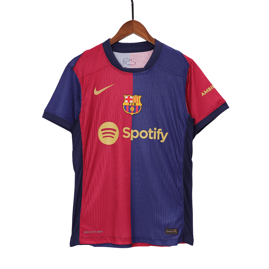 Autentična majica LAMINE YAMAL #19 Barcelona Home Football 2024/25 - UCL