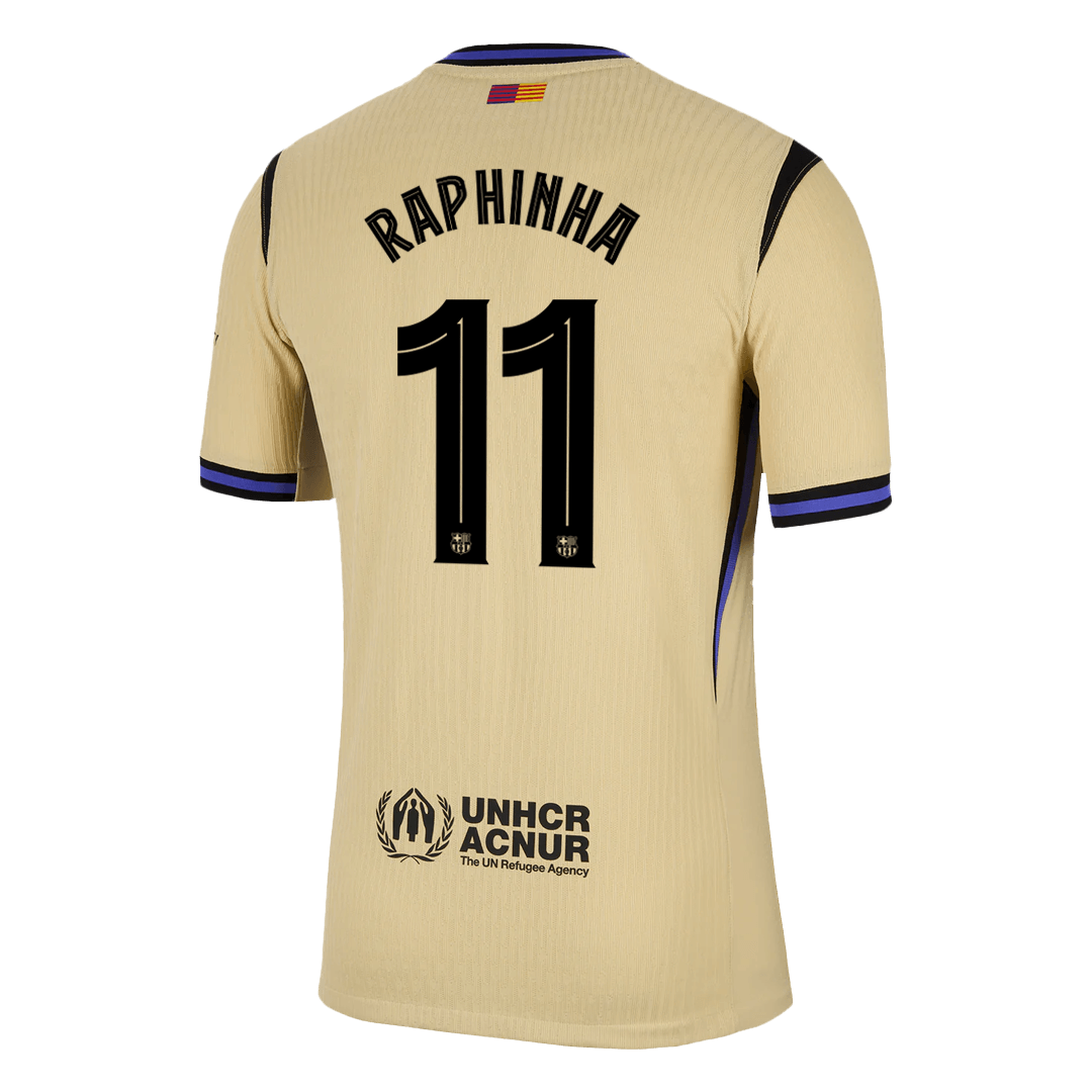 Authentic RAPHINHA #11 Barcelona gostujoča majica 2025/26 - UCL