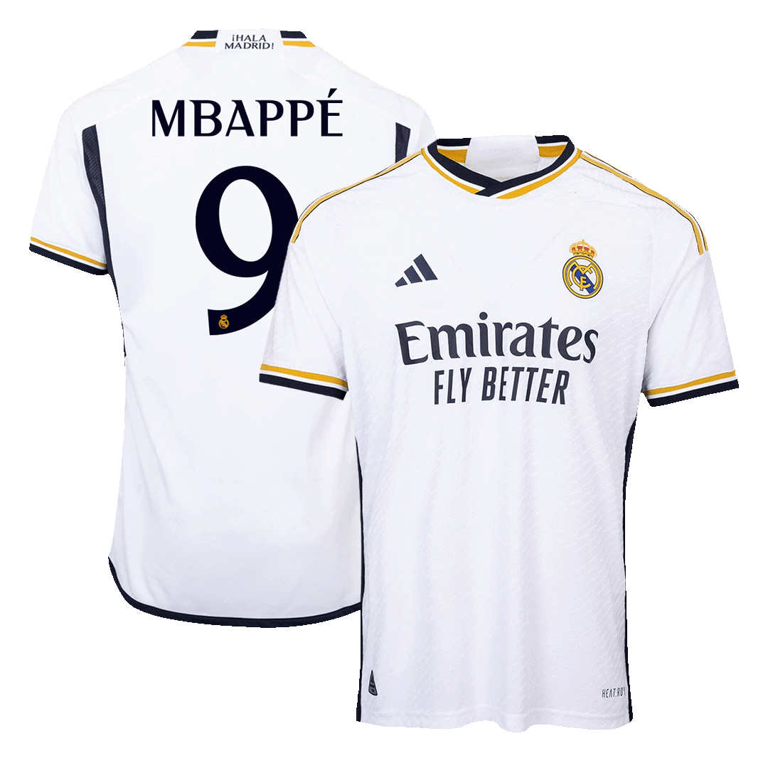 Real Madrid Nogometni dres Domači 2023/24 Authentic MBAPPÉ #9