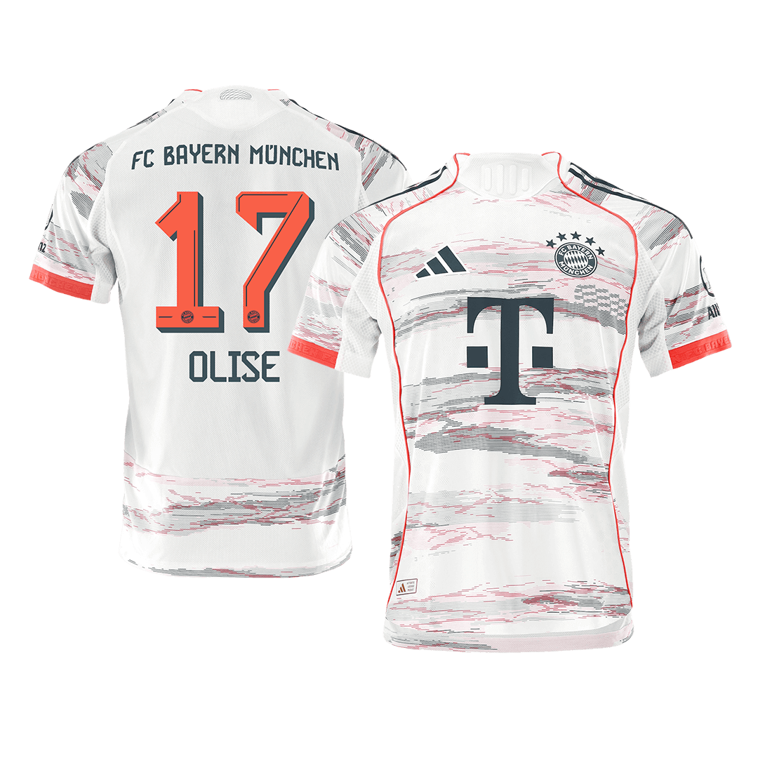 Bayern Munich Nogometni dres Gostujoči 2025/26 Authentic OLISE #17