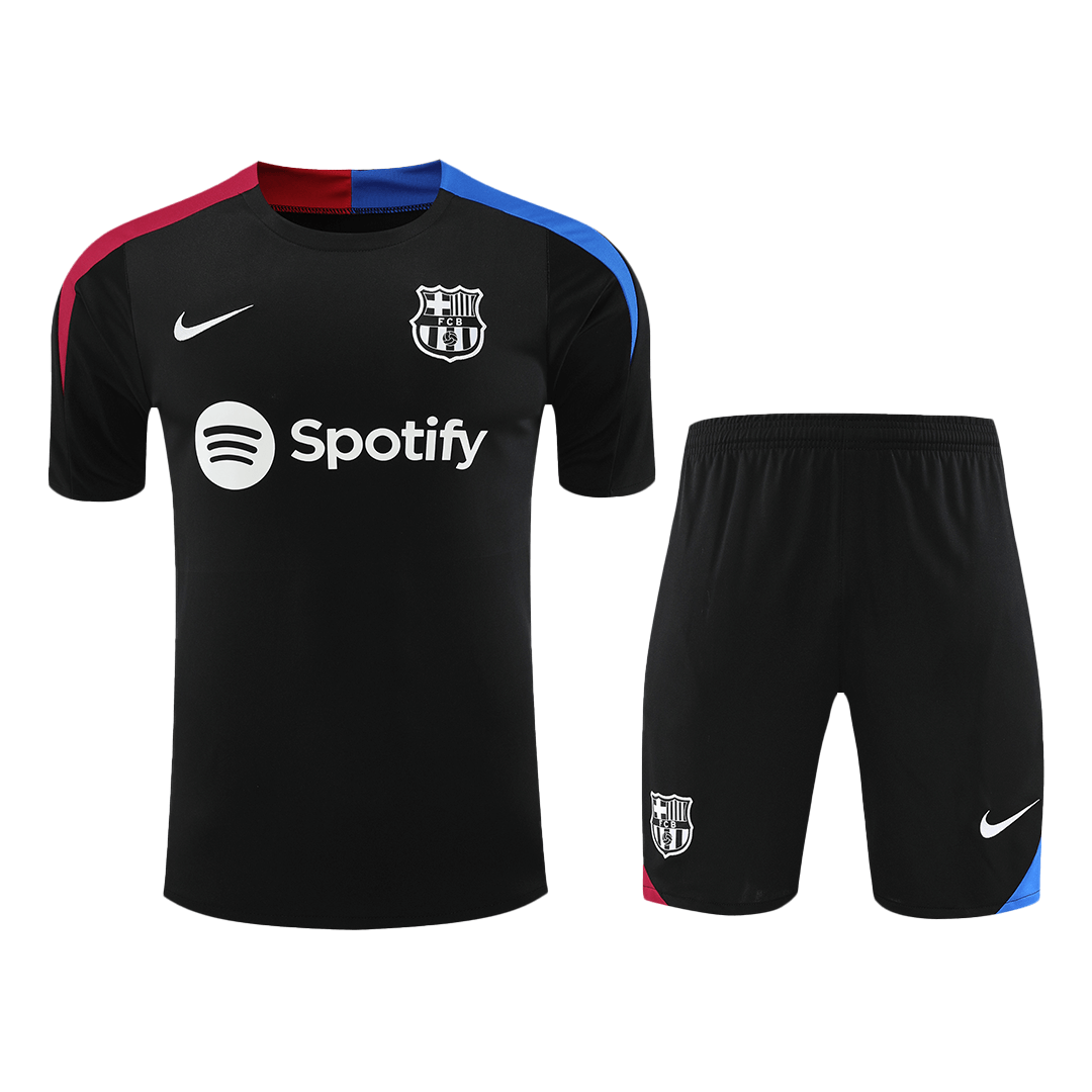 Nogometni komplet Barcelona pred tekmo (majica + kratke hlače) 2024/25