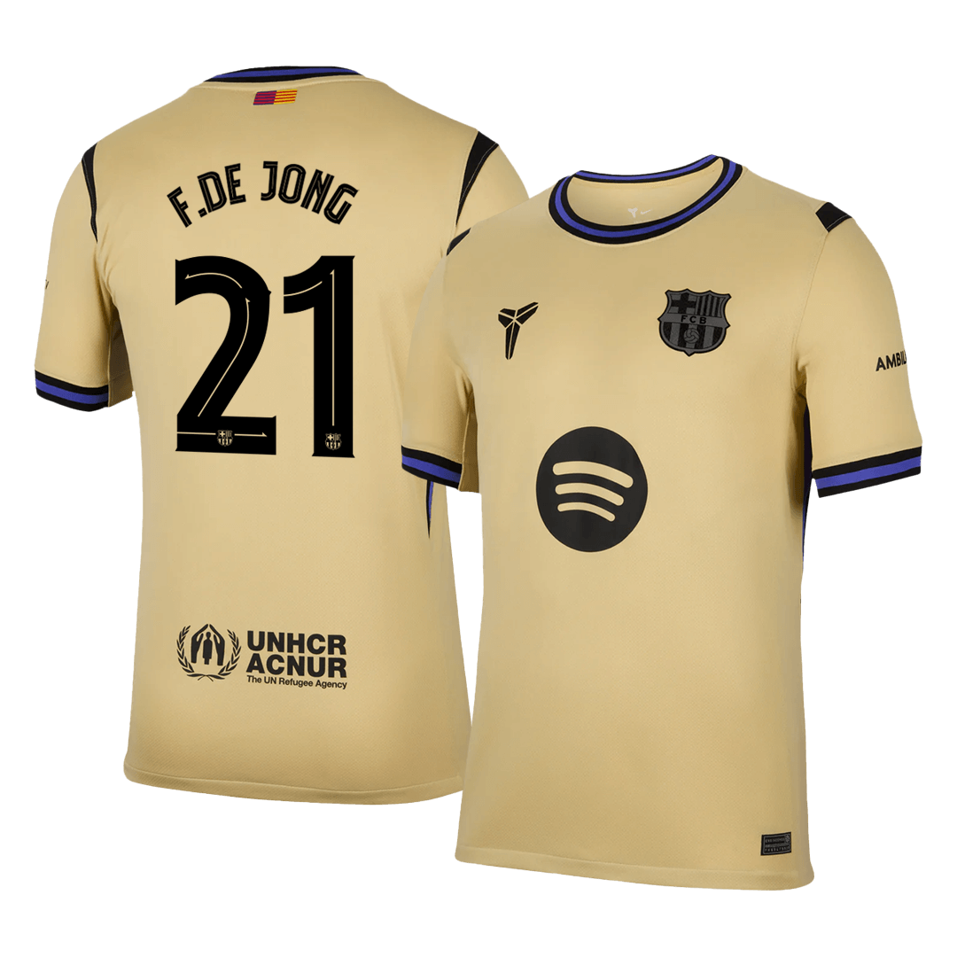 F.DE JONG #21 Barcelona Dres Gostujoči 2025/26 UCL