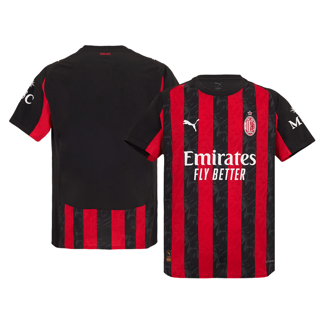 AC Milan Nogometni dres Domači 2025/26 Authentic