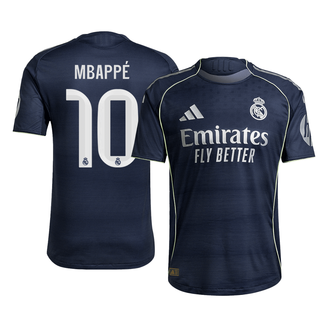 Real Madrid gostujoči kratki rokav 2025/26 avtentičen