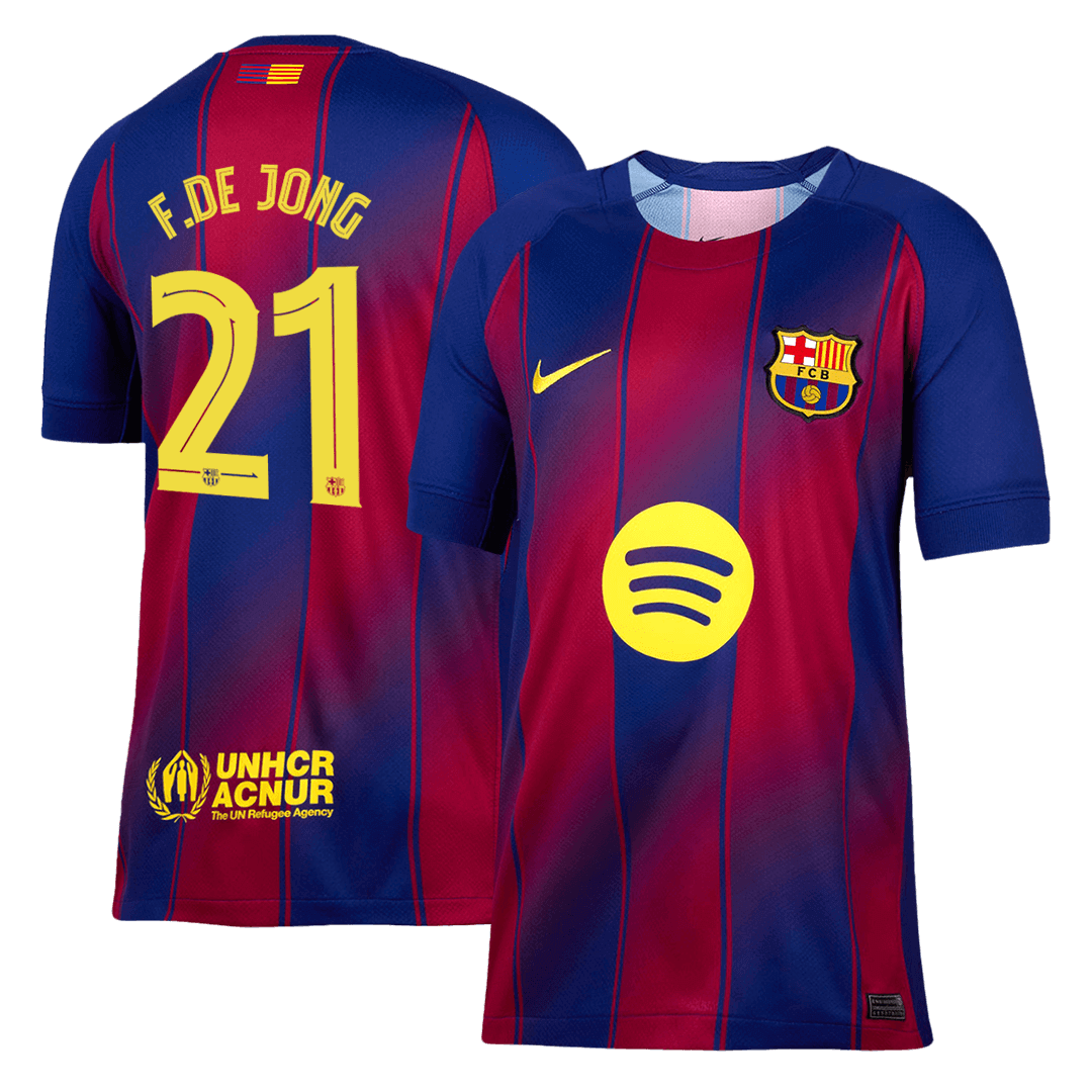 F.DE JONG #21 Barcelona Dres Domači 2025/26 UCL