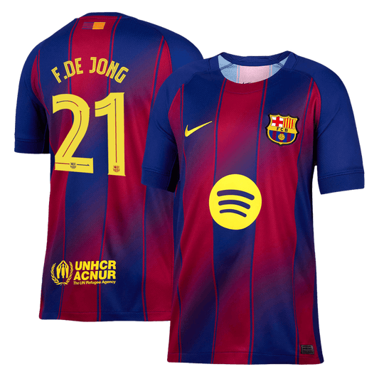 F.DE JONG #21 Barcelona Dres Domači 2025/26 UCL