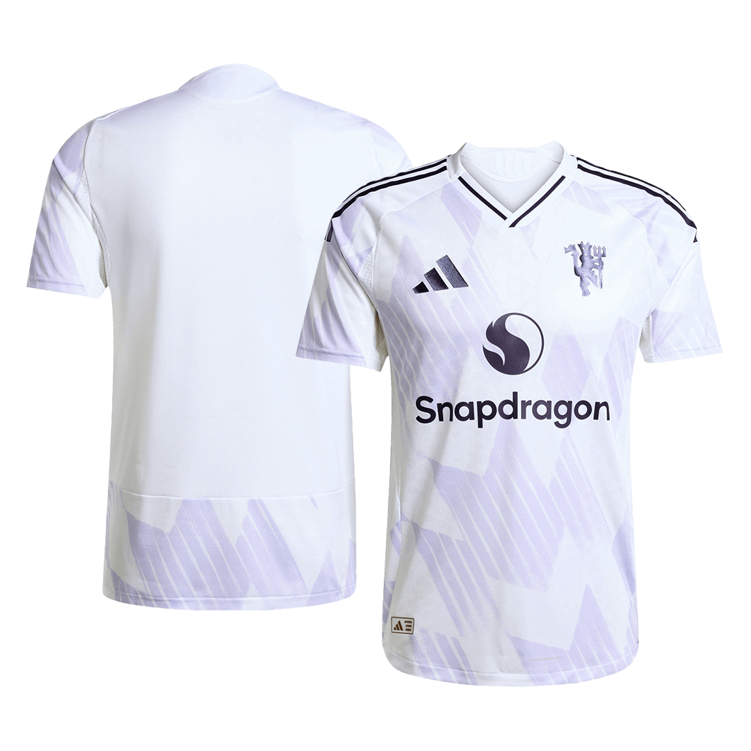 Manchester United Nogometni dres Gostujoči 2025/26 Authentic