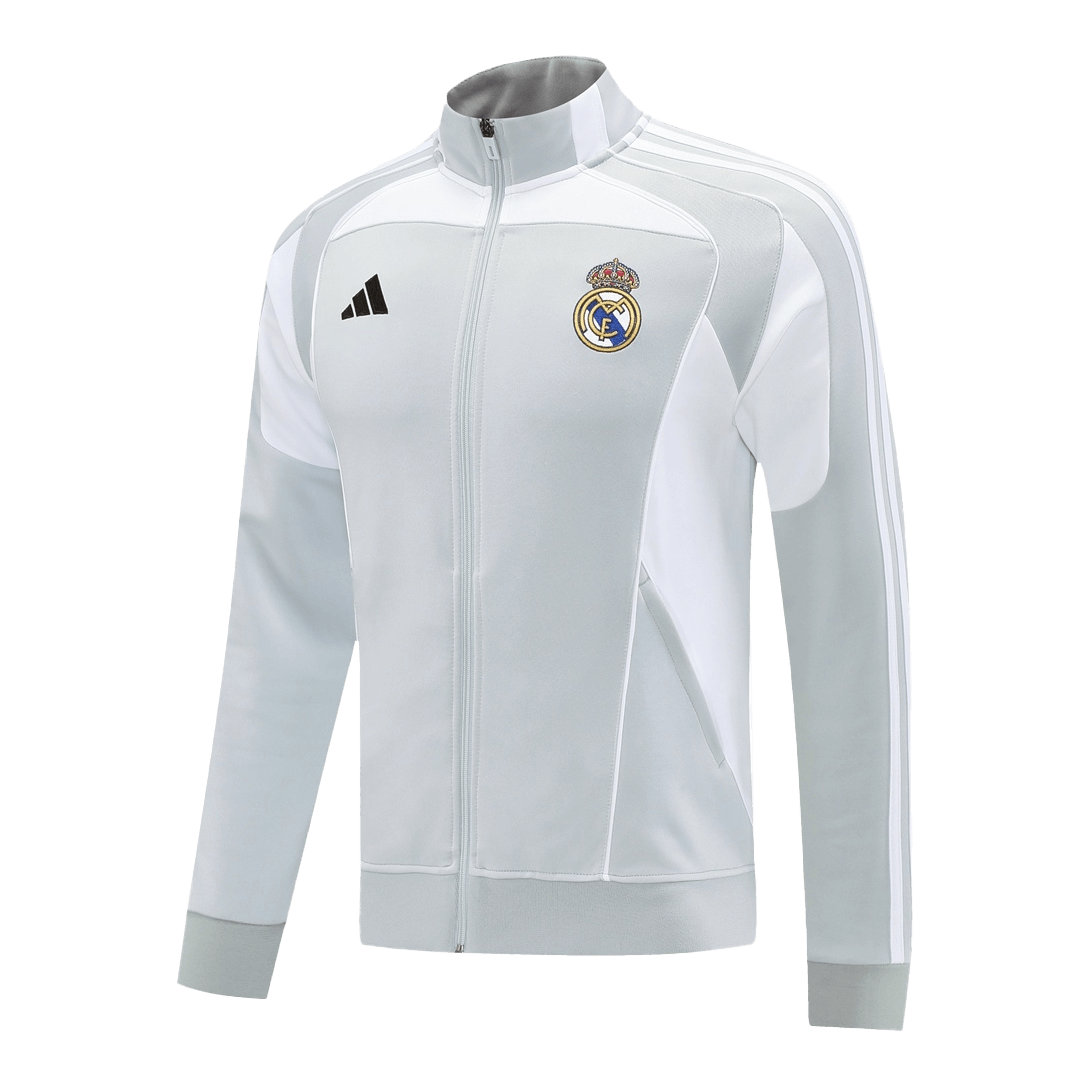 Men Real Madrid Gray Jacket Domači2025/26