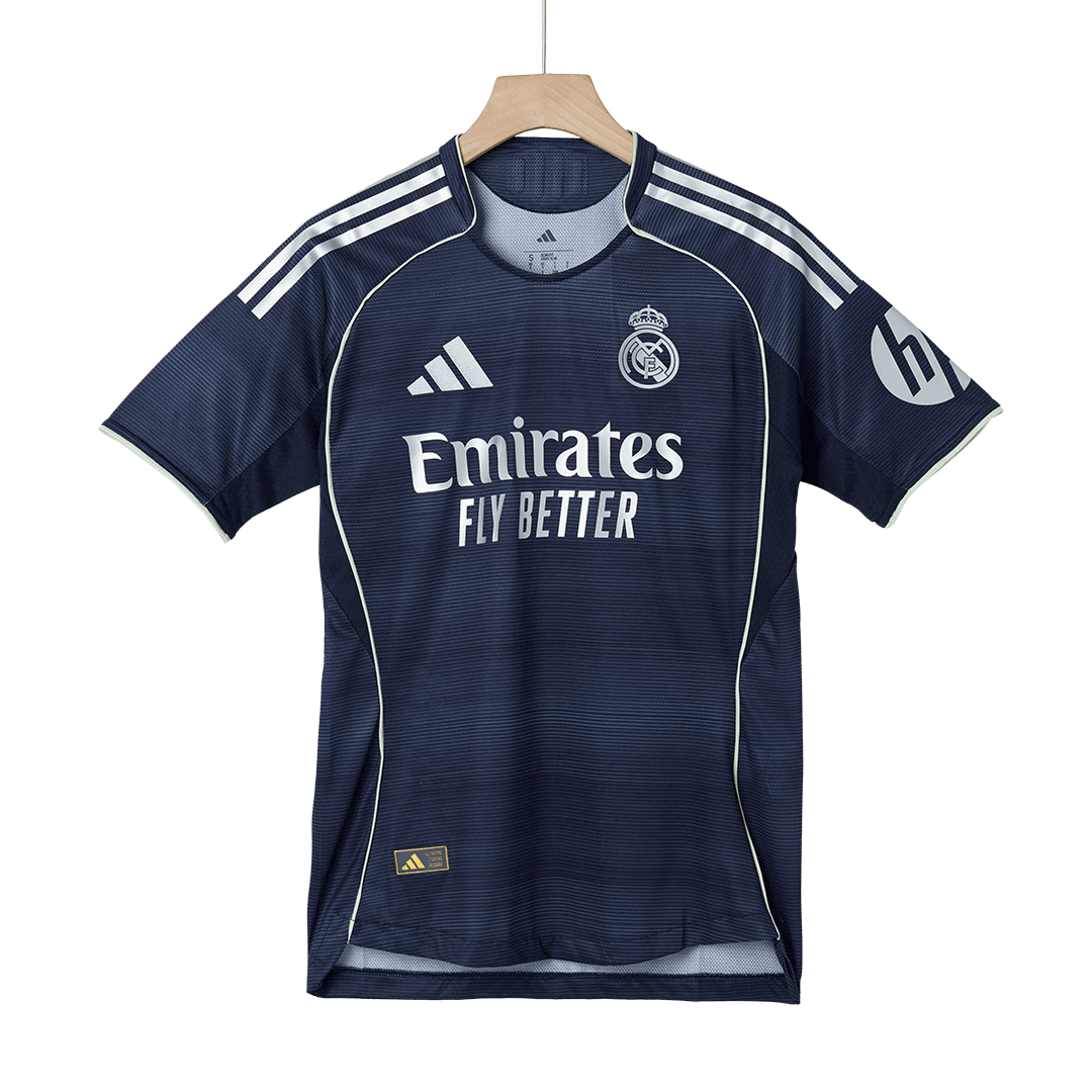 Real Madrid gostujoči kratki rokav 2025/26 avtentičen