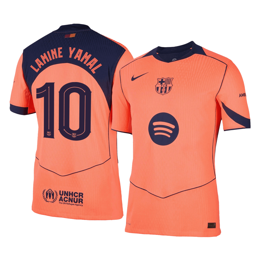 Barcelona Nogometni dres Tretji 2025/26 Authentic LAMINE YAMAL #10