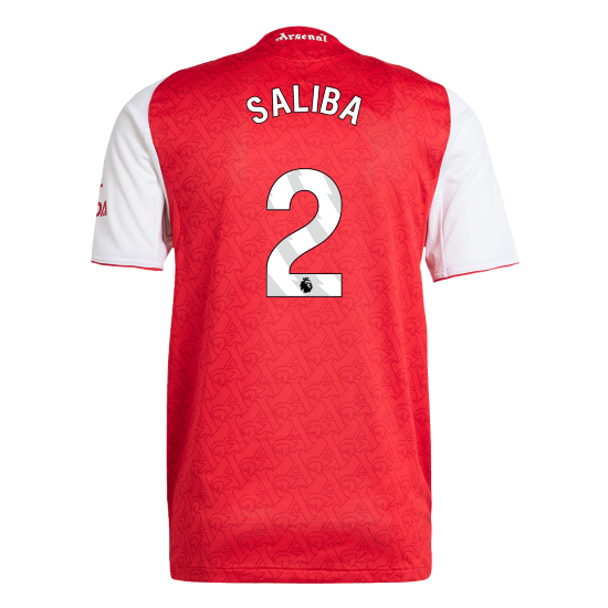 Arsenal Nogometni dres Domači 2025/26 Authentic SALIBA #2