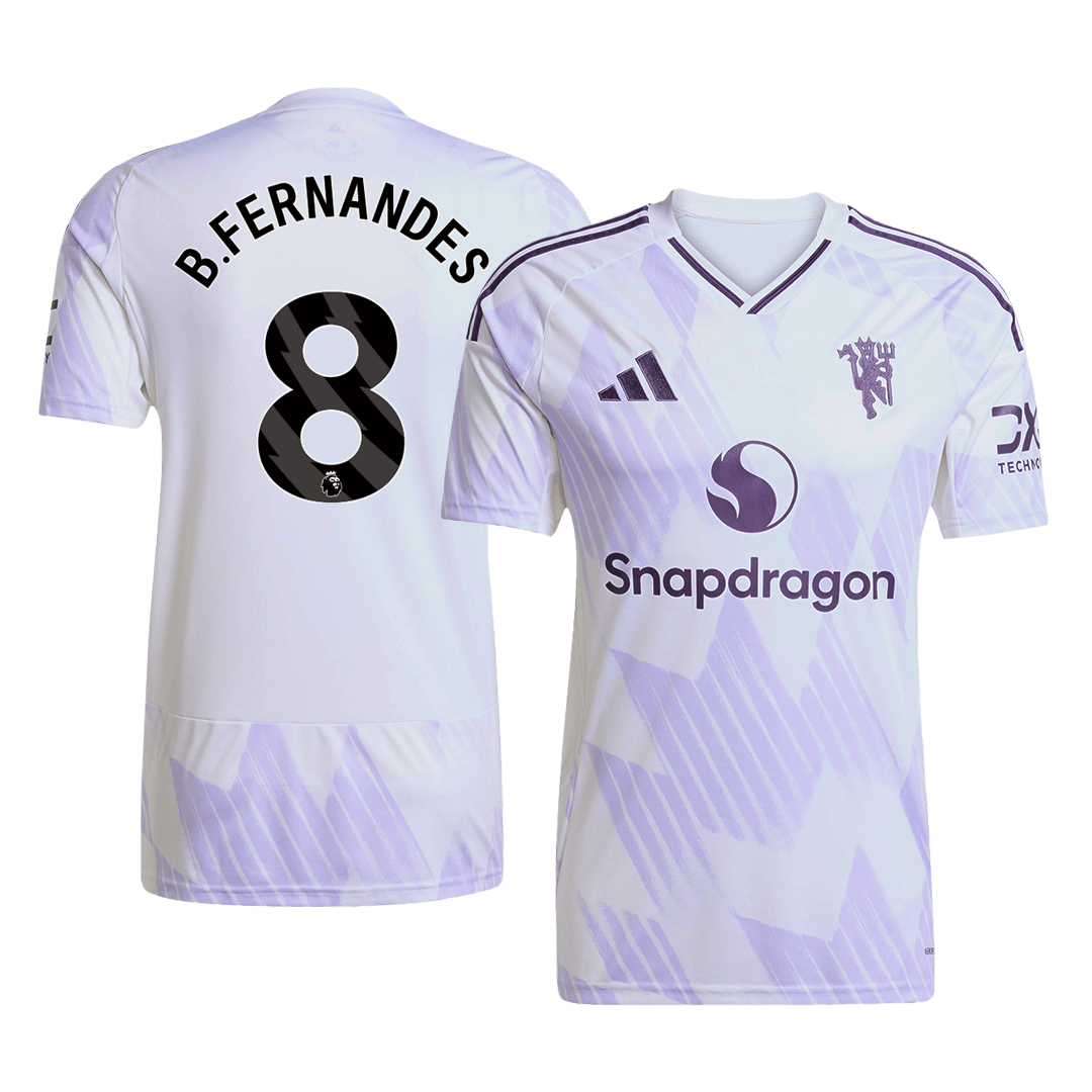 B.FERNANDES #8 Manchester United Dres Gostujoči 2025/26