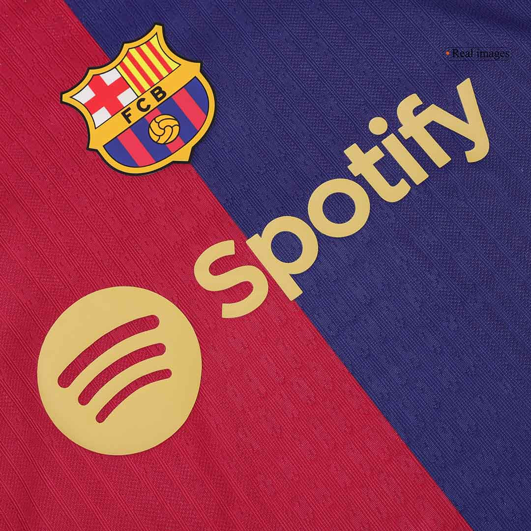 Autentična LAMINE YAMAL #19 Barcelona Domača nogometna majica 2024/25