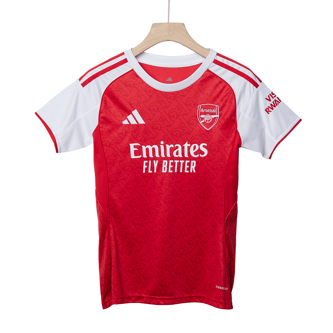 Ženski domači nogometni dres Arsenala 2025/26 rdeč