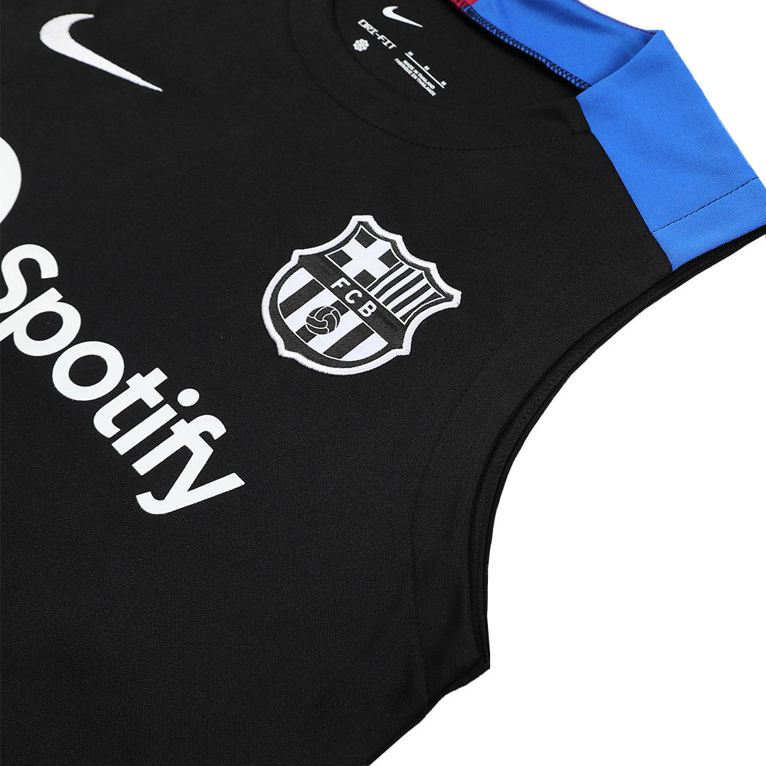 Komplet telovnikov za nogometno majico Barcelona pred tekmo (majica + kratke hlače) 2024/25