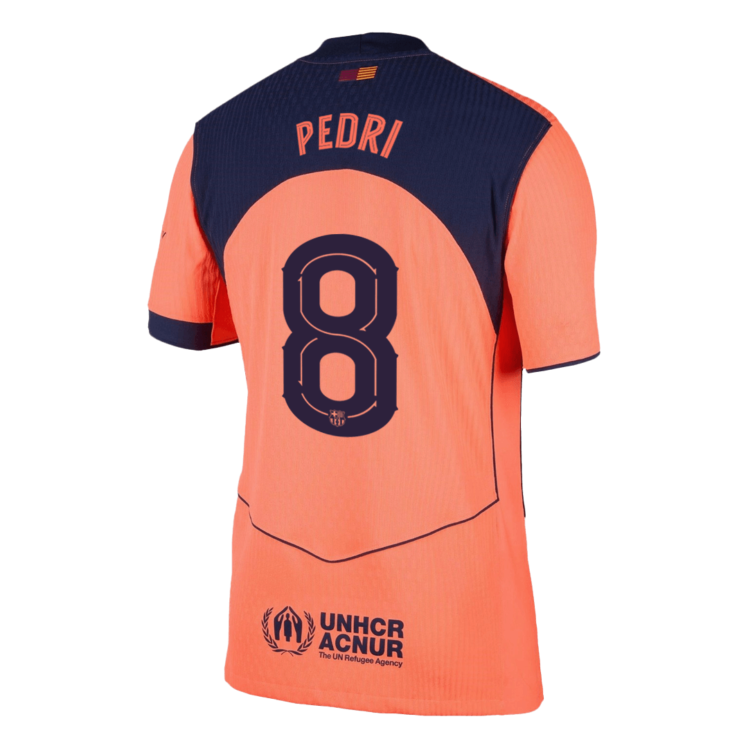 Barcelona Nogometni dres Tretji 2025/26 Authentic PEDRI #8