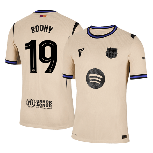 Barcelona Nogometni dres Gostujoči 2025/26 Authentic ROONY #19