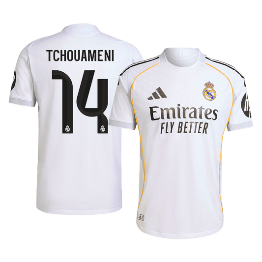 Real Madrid Nogometni dres Domači 2025/26 Authentic TCHOUAMENI #14