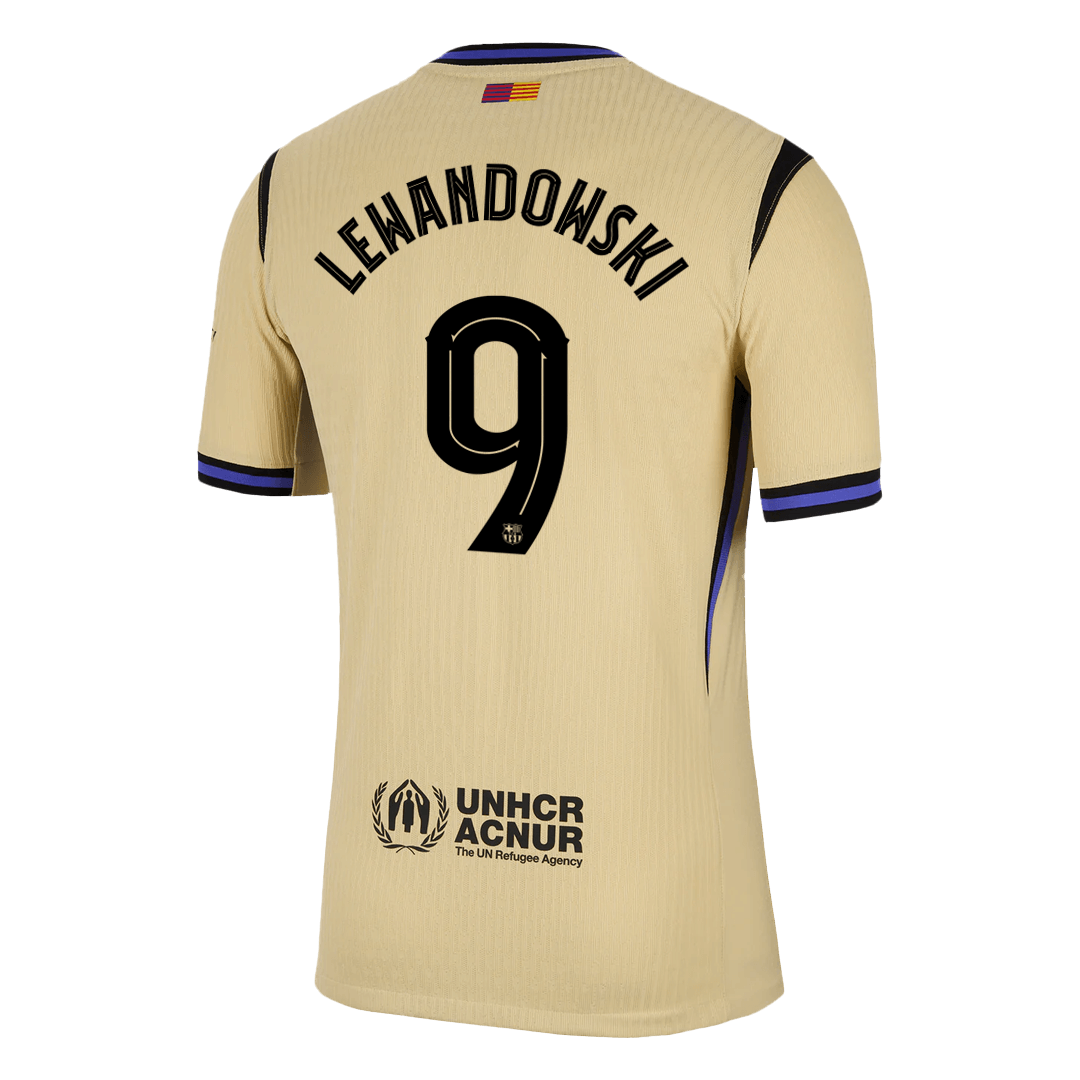 Avtentični LEWANDOWSKI #9 Barcelonin gostujoči dres 2025/26 - UCL