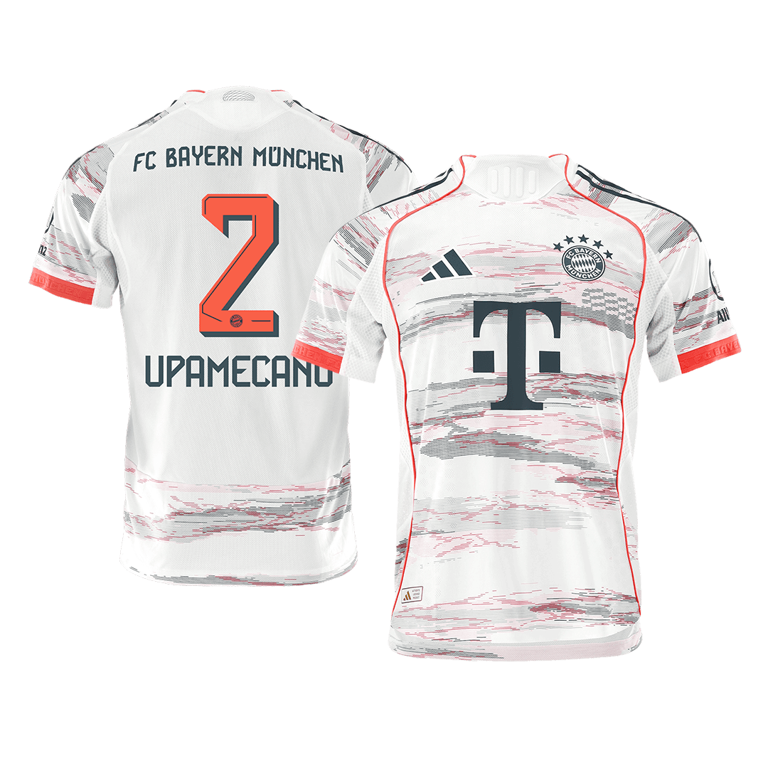 Bayern Munich Nogometni dres Gostujoči 2025/26 Authentic UPAMECANO #2