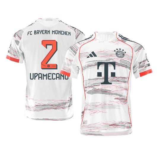 Bayern Munich Nogometni dres Gostujoči 2025/26 Authentic UPAMECANO #2