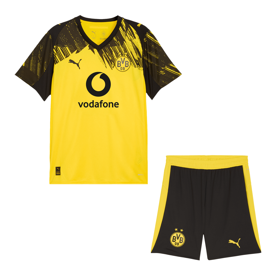 Nogometni dres Borussie Dortmund (dres + kratke hlače) 2025/26 rumen
