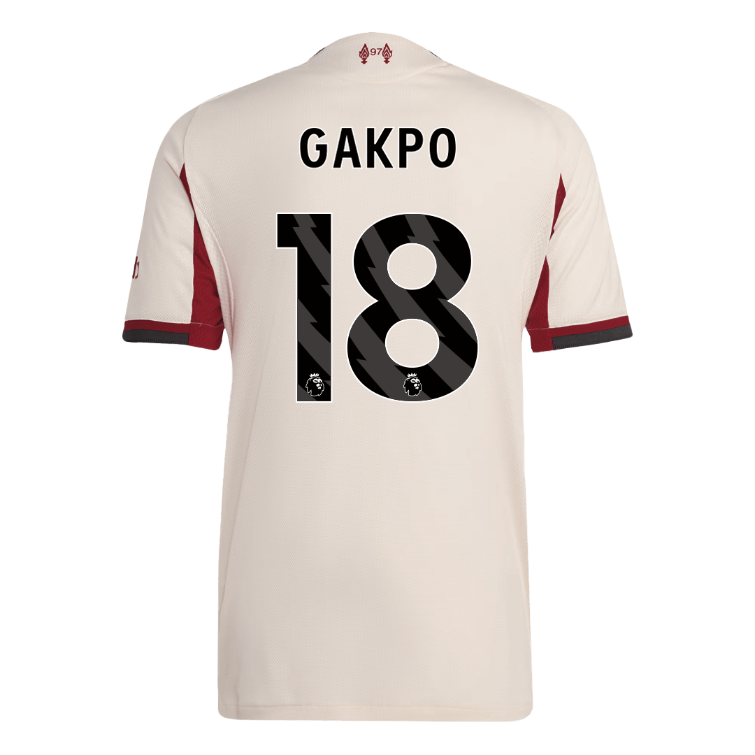 Liverpool Nogometni dres Gostujoči 2025/26 Authentic GAKPO #18