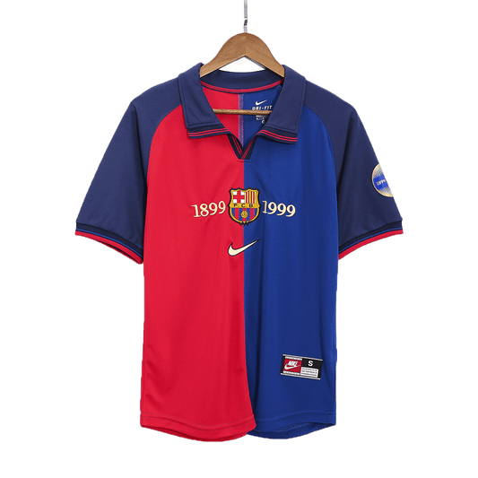 Barcelona Home Retro nogometna majica 1999/00 100th Anniversary majica