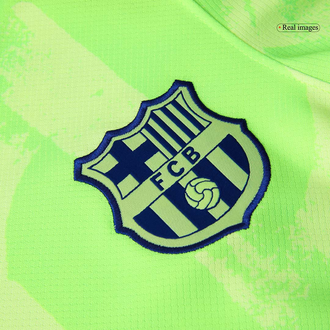 Barcelona 3rd Gostujoči komplet (majica, kratke hlače in nogavice) 2024/25 (logotip Spotify brez besedila)