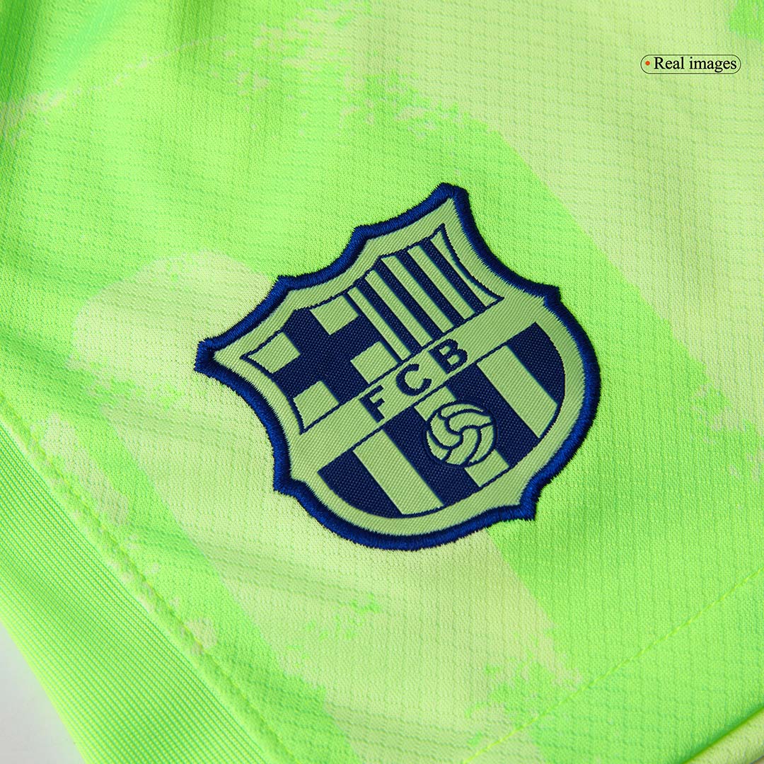 Barcelona 3rd Gostujoči komplet (majica, kratke hlače in nogavice) 2024/25 (logotip Spotify brez besedila)