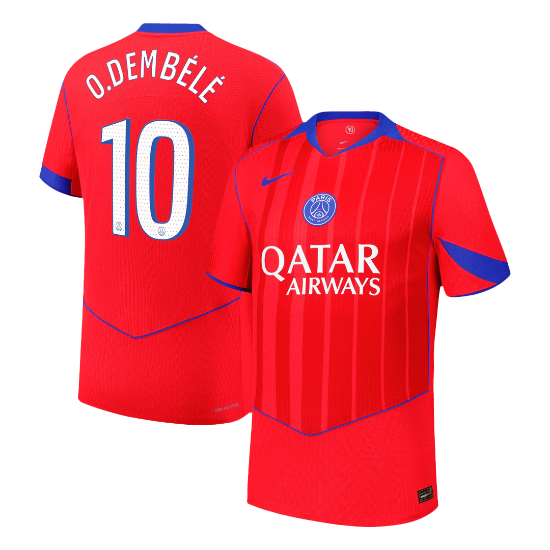 PSG Nogometni dres Tretji 2025/26 Authentic O.DEMBÉLÉ #10