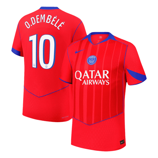 PSG Nogometni dres Tretji 2025/26 Authentic O.DEMBÉLÉ #10
