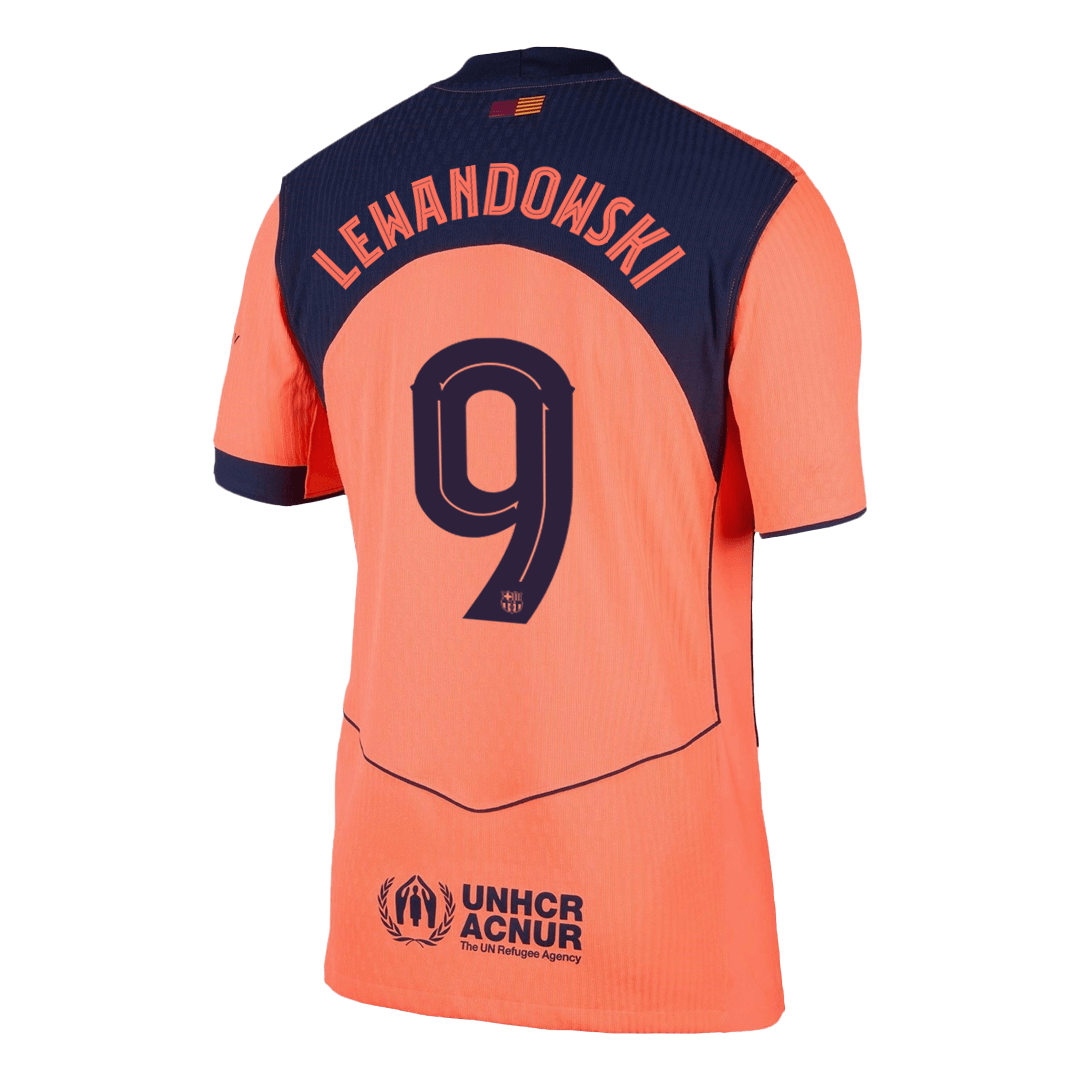 Barcelona Nogometni dres Tretji 2025/26 Authentic LEWANDOWSKI #9