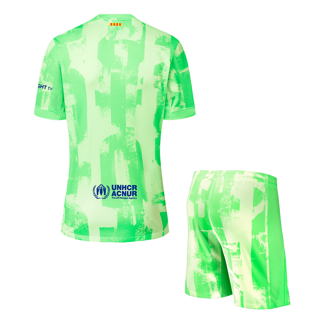 Barcelona 3rd Edition Gostujoči komplet (majica in kratke hlače) 2024/25