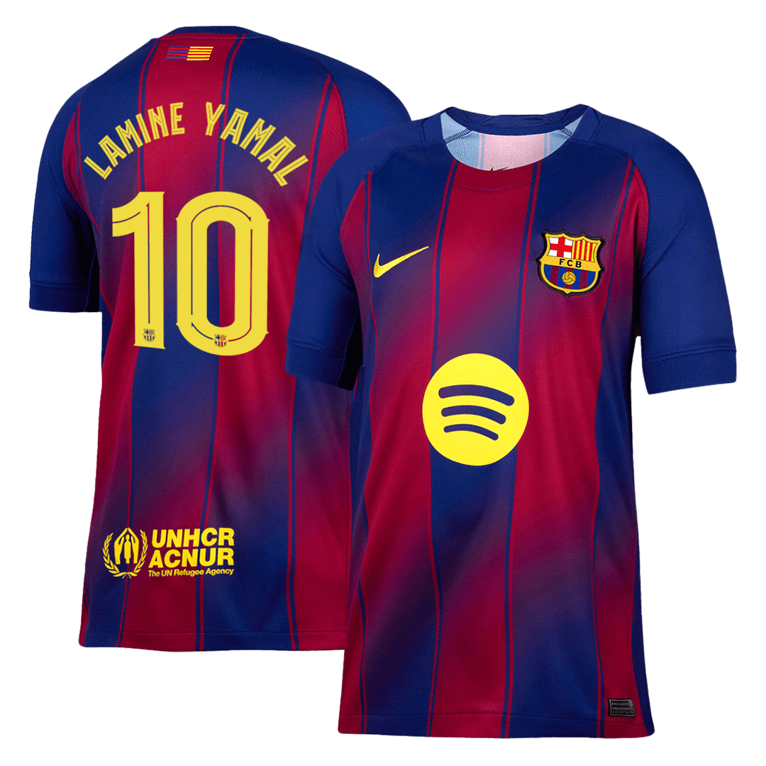 LAMINE YAMAL #10 Barcelona Dres Domači 2025/26 UCL