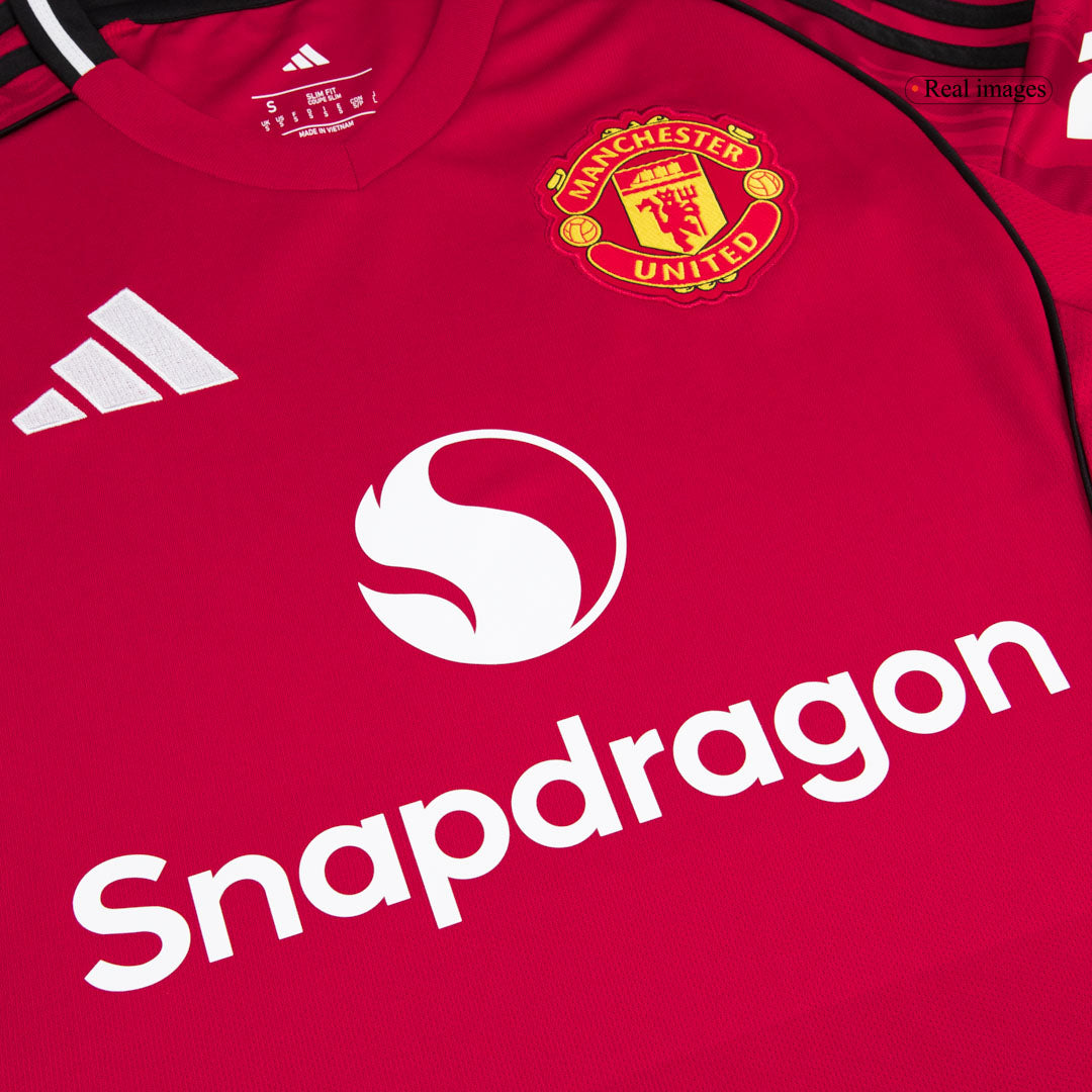 Manchester United Custom Dres ŠEŠKO #30 Domači Nogometni Dres 2025/26