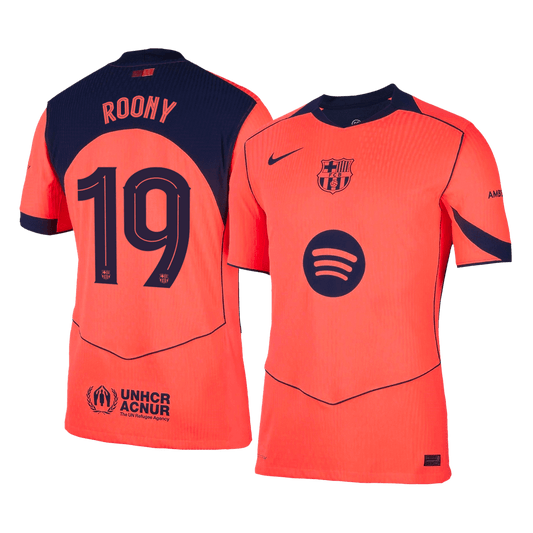 Barcelona Nogometni dres Tretji 2025/26 Authentic ROONY #19