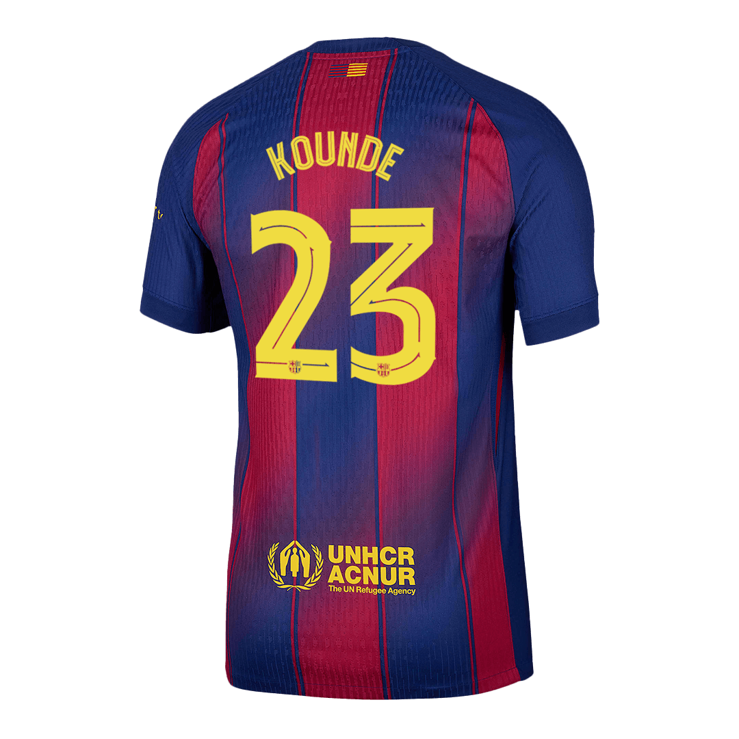 Barcelona Nogometni dres Domači 2025/26 Authentic KOUNDE #23