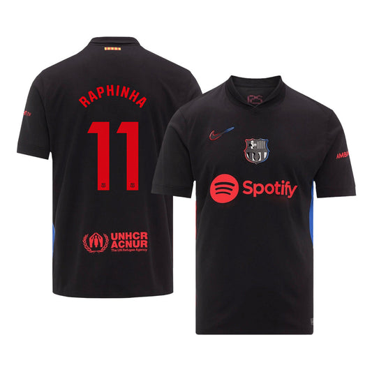 Barcelona RAPHINHA #11 gostujoča moška nogometna majica 2024/25