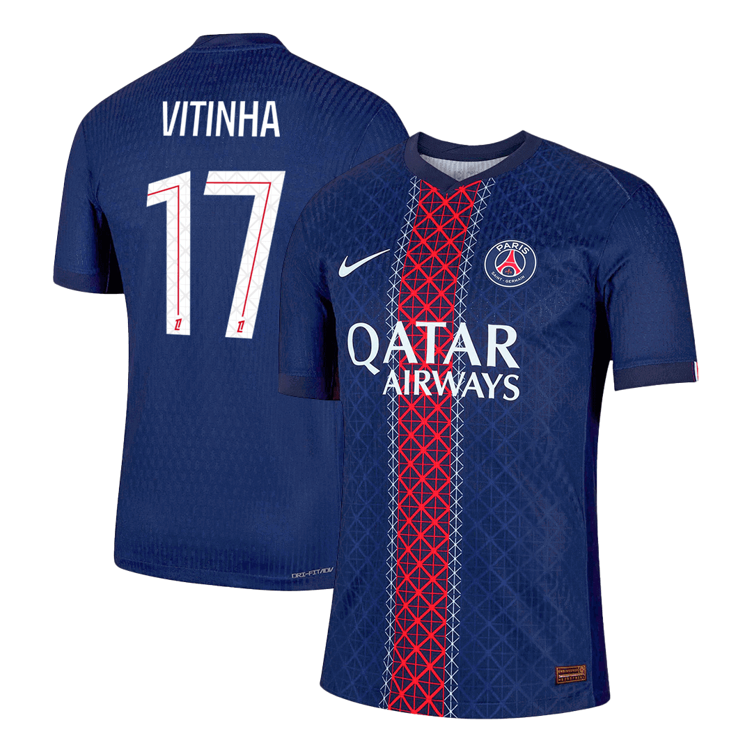 PSG Nogometni dres Domači 2025/26 Authentic VITINHA #17