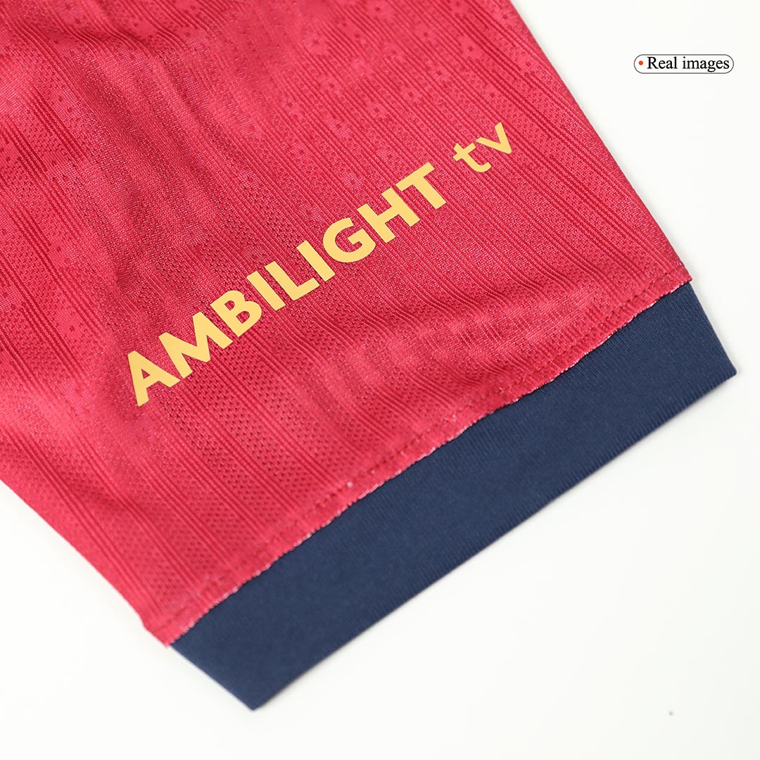 COLDPLAY #10 Authentic Barcelona X COLDPLAY domači nogometni dres 2024/25 rdeče-moder