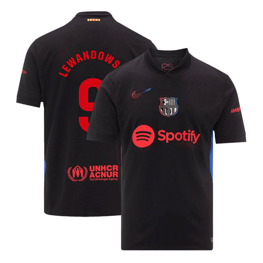 Barcelona LEWANDOWSKI #9 gostujoči moški nogometni dres 2024/25