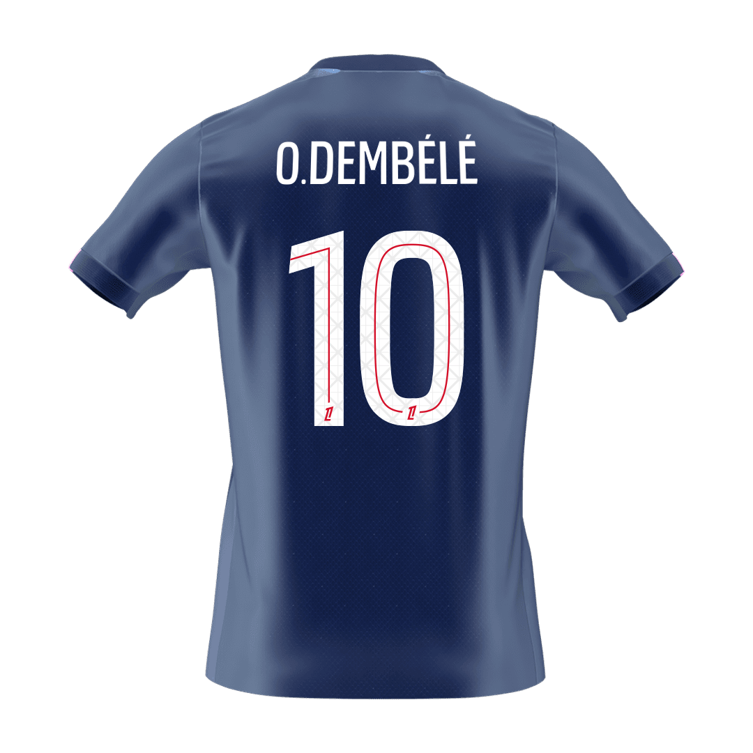 O.DEMBÉLÉ #10 domači nogometni dres PSG 2025/26 Navy