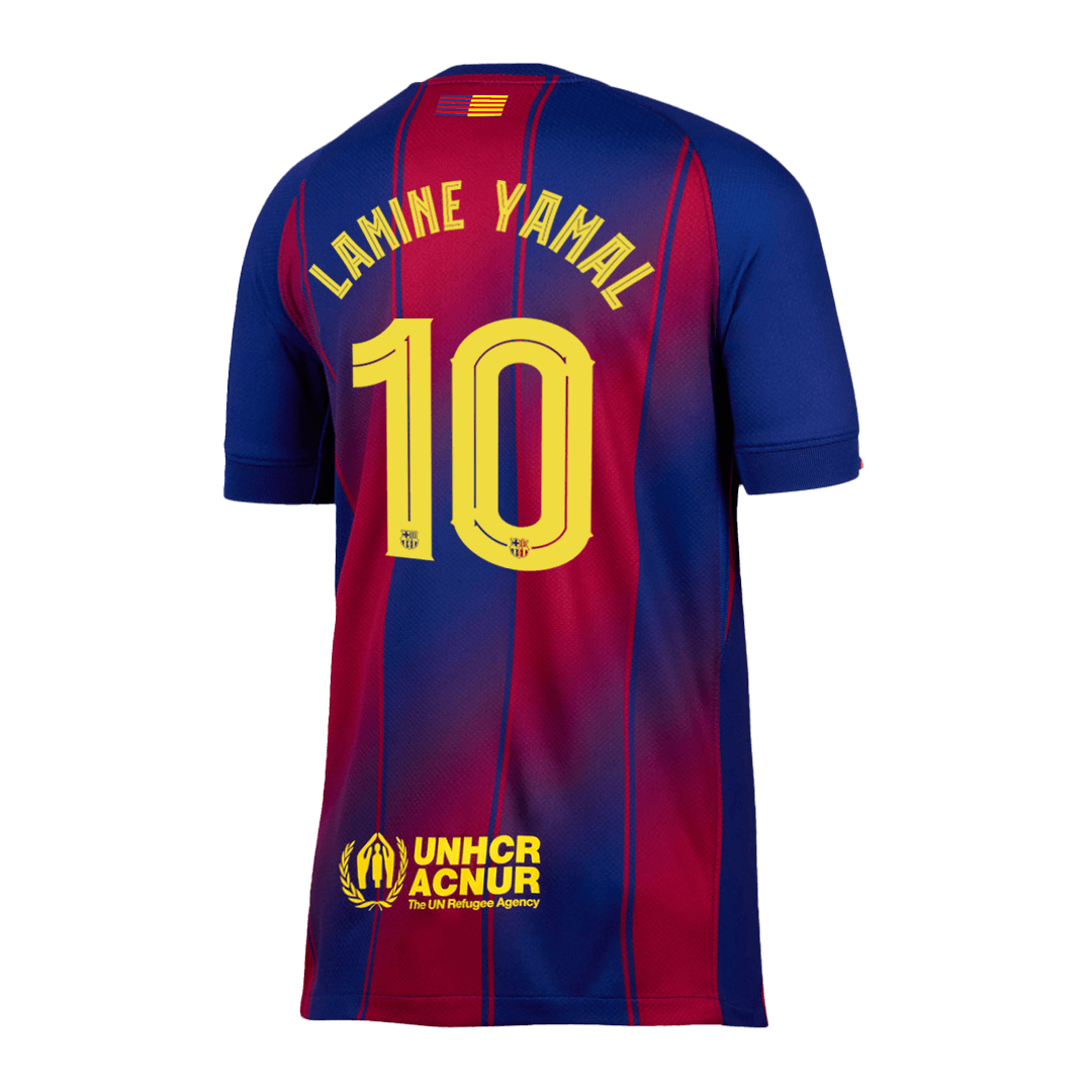 LAMINE YAMAL #10 Barcelona Dres Domači 2025/26 UCL