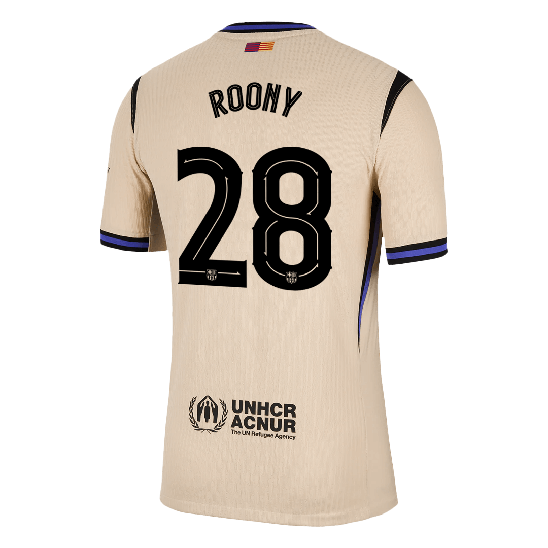 Barcelona Nogometni dres Gostujoči 2025/26 Authentic ROONY #28