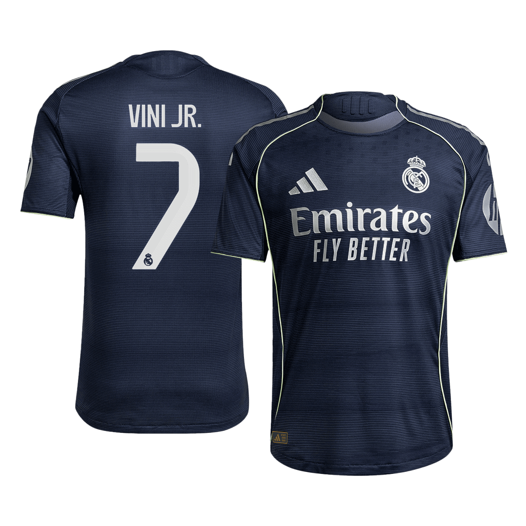 Real Madrid gostujoči kratki rokav 2025/26 avtentičen