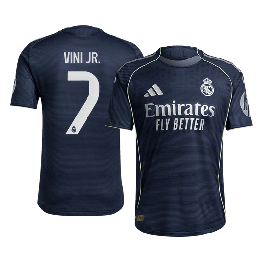 Real Madrid gostujoči kratki rokav 2025/26 avtentičen