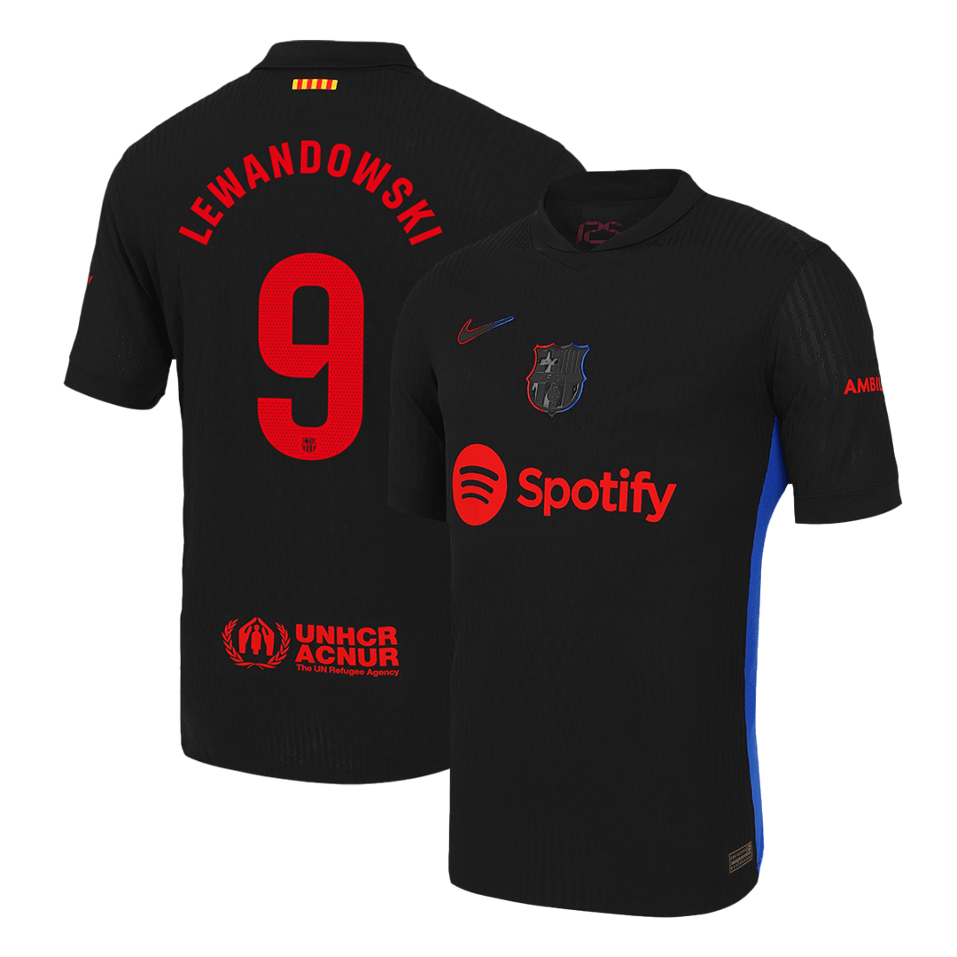 Avtentični nogometni dres LEWANDOWSKI #9 Barcelona v gosteh 2024/25
